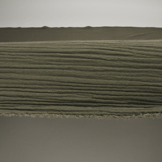 Double Cotton Gauze - Olive - Talamanca Collection