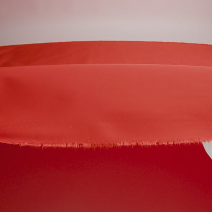 Water-Resistant Polyester Twill - Red Orange - Fisher Collection