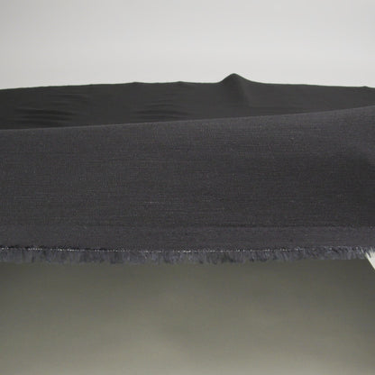 Stretch Linen Woven - Black - Asturias Collection