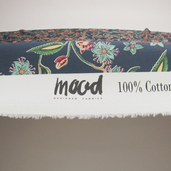 Mood Exclusive Wonka and the Chocolate Fabric Dark Gray Cotton Poplin - Image 5 of 5