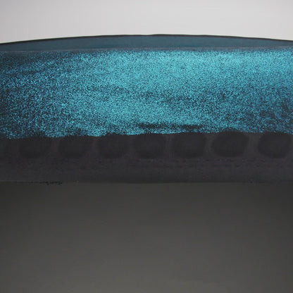 Metallic Teal All-Over Foil Knit