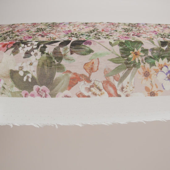 Mood Exclusive Pink Botanical Bounty Viscose Georgette