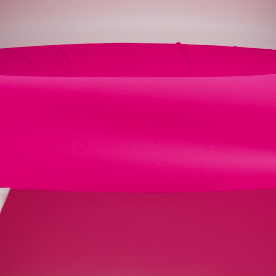 Recycled Swimwear Tricot, UV Protective - Neon Pink - Santorini Plus Collection