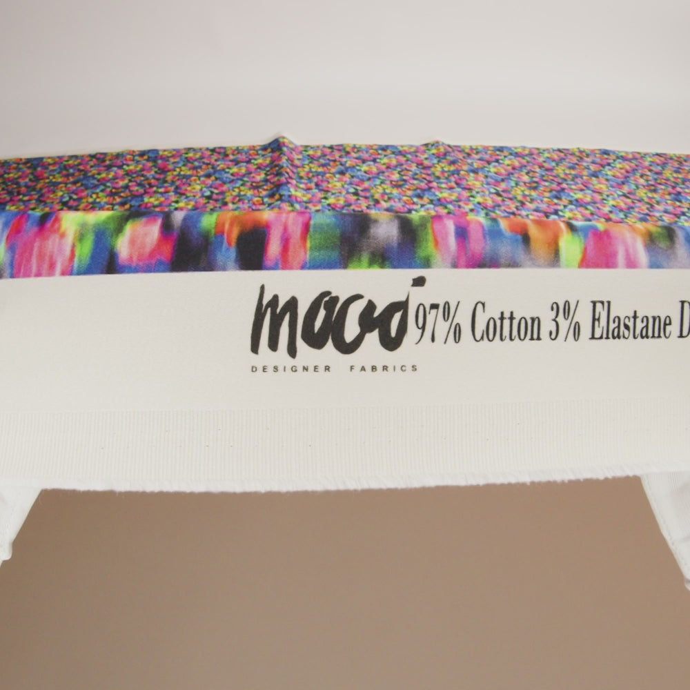 Mood Exclusive Small Neon Tears Stretch Cotton Sateen - Image 6 of 6