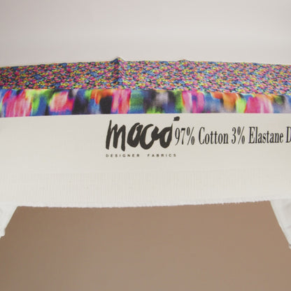 Mood Exclusive Small Neon Tears Stretch Cotton Sateen