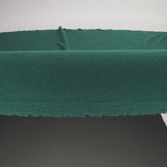 Wool and Cashmere Coating Made in Italy - Dark Teal - Alberini Collection - Image 6 of 7