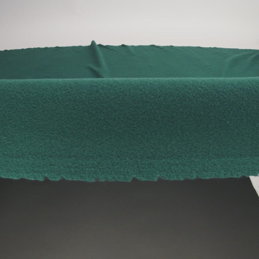 Wool and Cashmere Coating Made in Italy - Dark Teal - Alberini Collection - Image 6 of 7