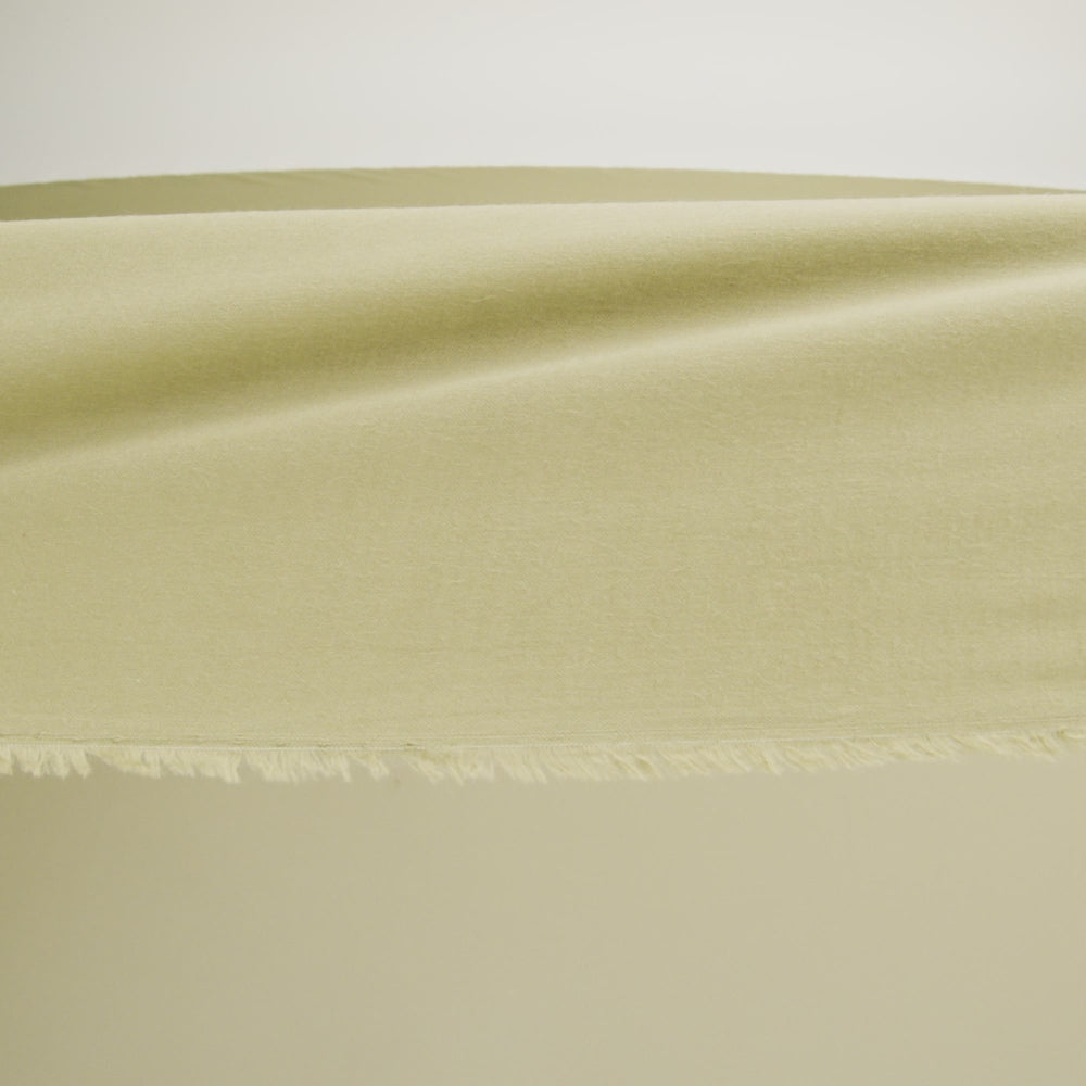 Famous Australian Designer Green Olive Cotton Voile