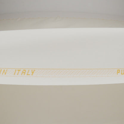 Virgin Merino Wool Twill Suiting Made in Italy - White