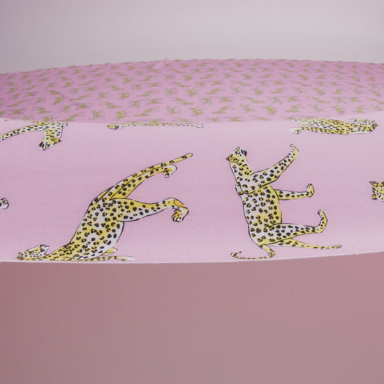 Compression Swimwear Tricot, UV Protective with Aloe Vera Microcapsules - Cradle Pink Cheetahs - Caye Collection