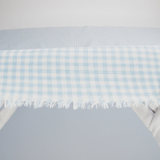 Linen Gingham - Cool Blue and White - Torres Collection