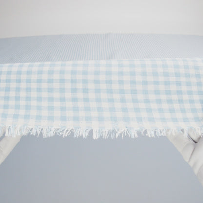 Linen Gingham - Cool Blue and White - Torres Collection