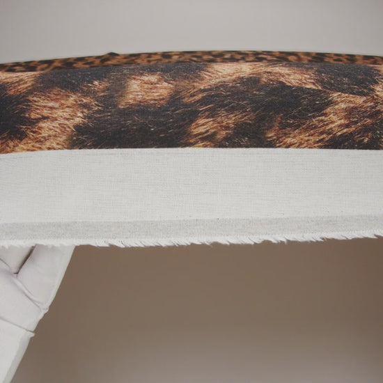 Linen and Rayon Woven - Brown and Black Furry Animal Spots - Mood Exclusive Savanna Spots Print - Image 6 of 6