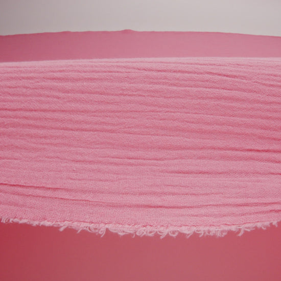 Double Cotton Gauze - Geranium Pink - Talamanca Collection