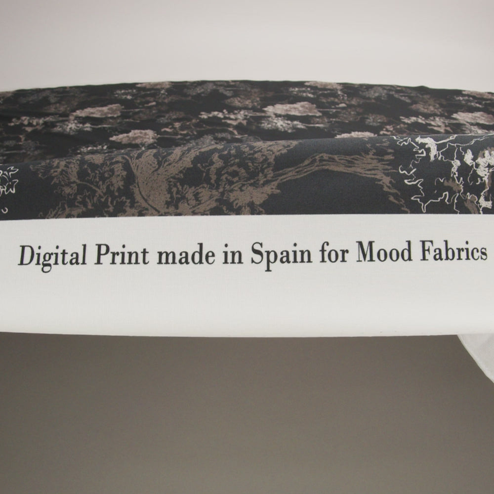 Mood Exclusive Smoke Old Growth Stretch Cotton Poplin - Image 5 of 5