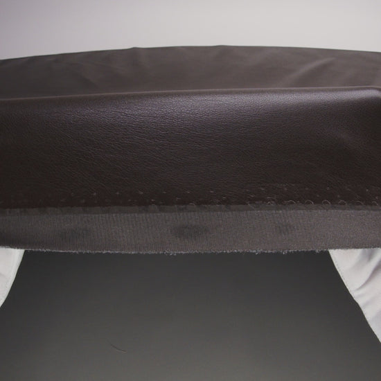 Buttery Faux Leather with Brushed Suede-like Backing - Chocolate - Veronica Collection
