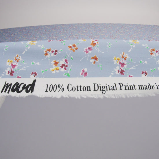 Cotton Poplin Print - Baby Blue Floral - Mood Exclusive Dear Ditsy - Image 5 of 5