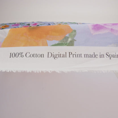 Mood Exclusive Periwinkle Picture Perfect Petals Cotton Voile