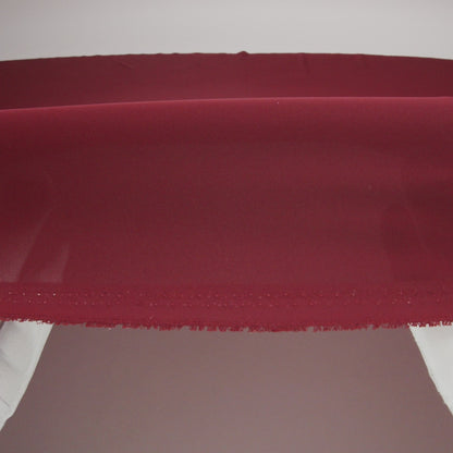 Polyester Double Georgette - Burgundy - Mimosa Collection by Mood