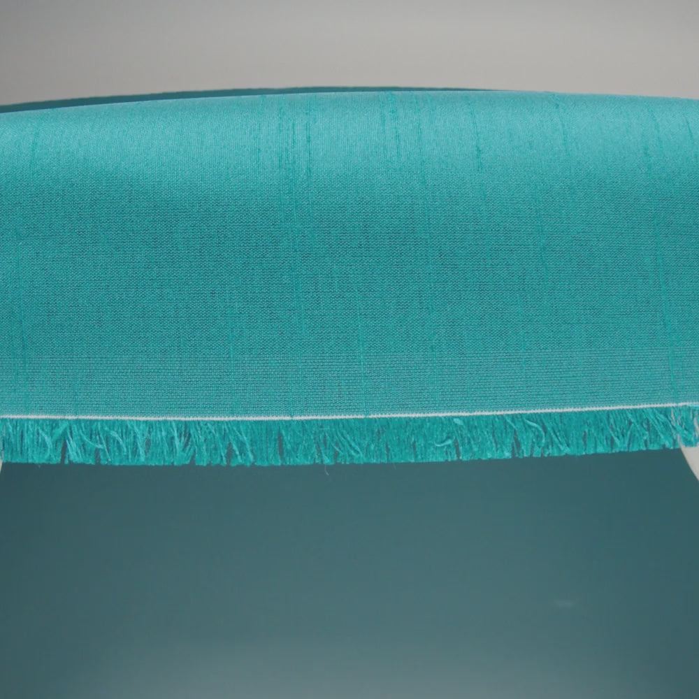 Polyester Shantung - Teal Blue - Eirian Collection - Image 5 of 6