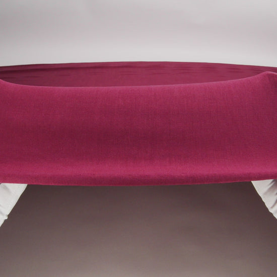 Stretch Bamboo Jersey - Wine - Willow Collection - Image 5 of 6