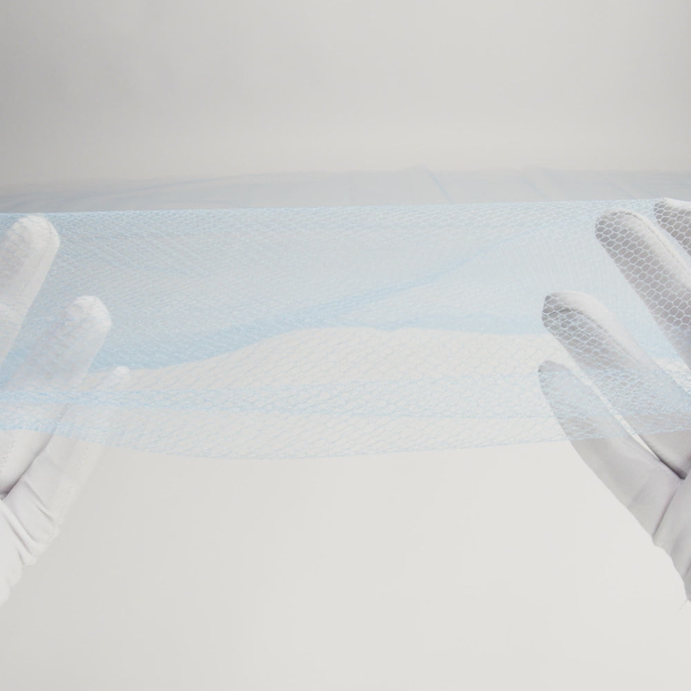 Nylon Net Tulle - French Blue - Gianna Collection - Image 6 of 6