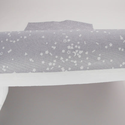Printed Quilting Cotton by Ghazal Razavi for FIGO Studio - Gray and White Sprinkles - Dewfall Collection