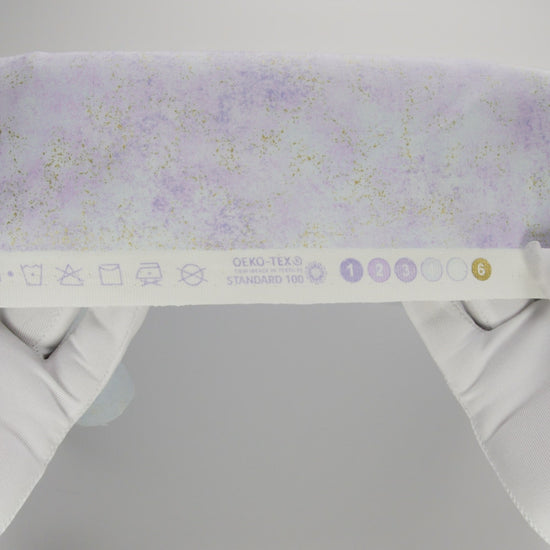 Metallic Printed Quilting Cotton by Northcott - Pansy Speckle - Shimmer Collection