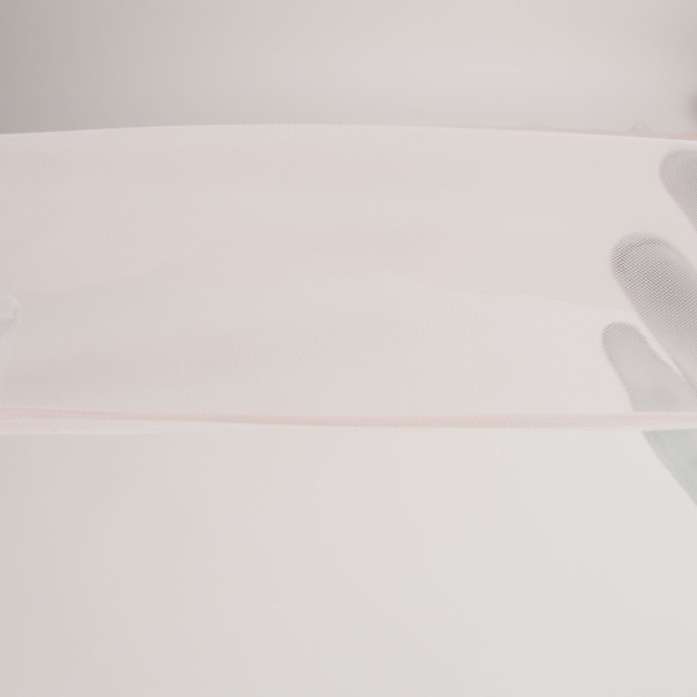 Silver Pink Polyester Stretch Mesh - Image 5 of 5
