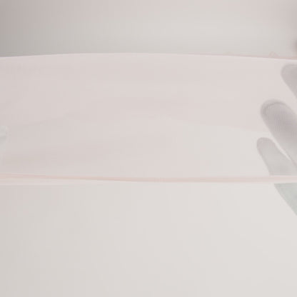 Silver Pink Polyester Stretch Mesh