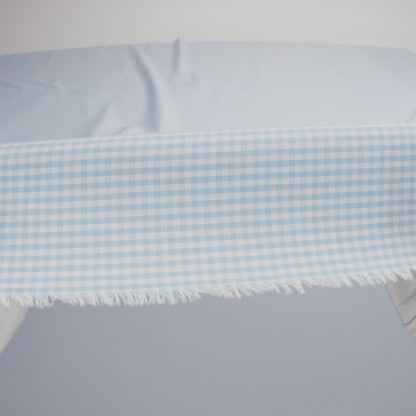 Organic Cotton Gingham 0.125" - Light Blue - Campinas Collection