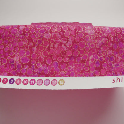 Metallic Printed Quilting Cotton by Northcott - Bubble Gum River Rocks - Shimmer Collection