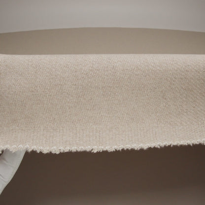 Recycled Brushed Wool Blend Twill Coating - Pasta Beige - Made in Italy - Maeve Collection