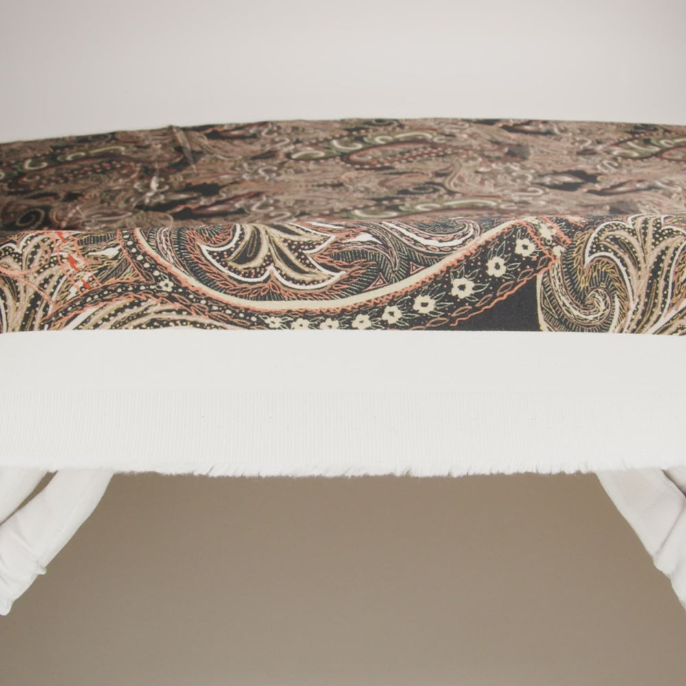 Mood Exclusive Black Octopus's Garden Stretch Cotton Sateen