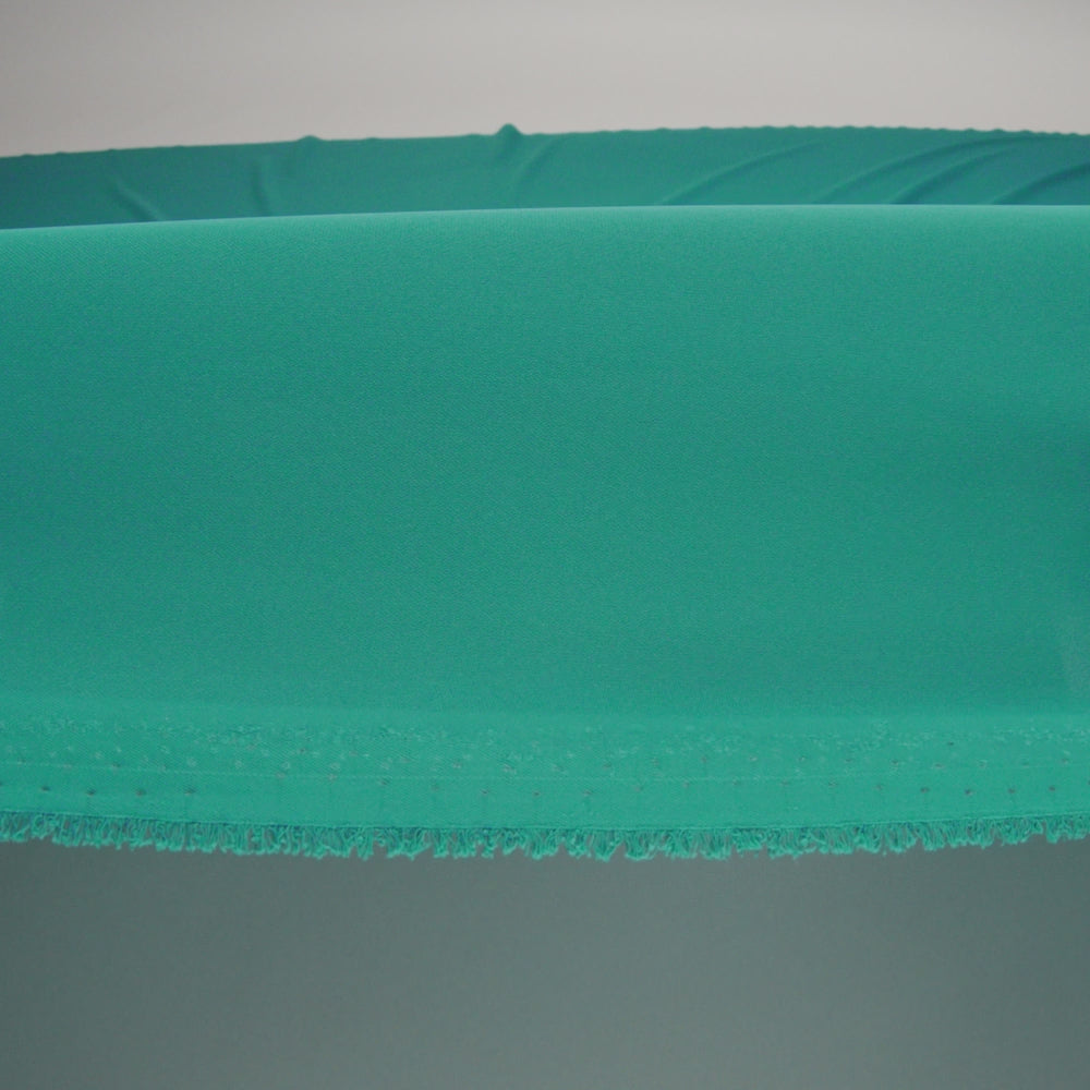 Polyester Double Georgette - Deep Teal - Mimosa Collection by Mood - Image 7 of 8