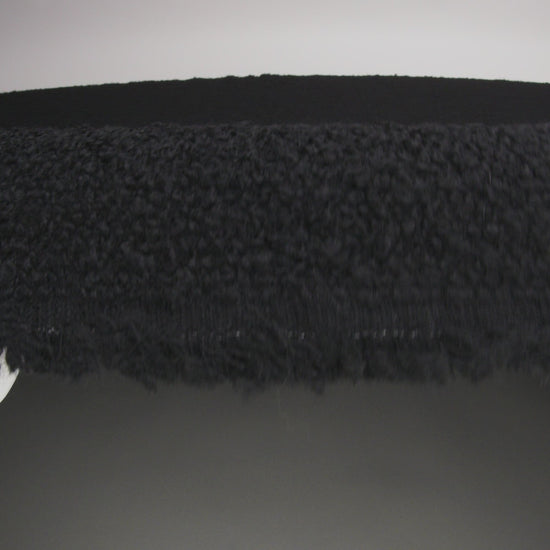 Wool Blend Boucle Tweed - Black