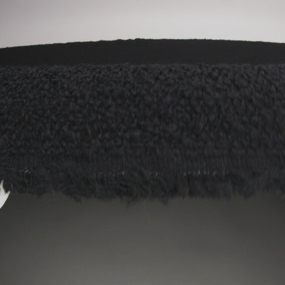 Wool Blend Boucle Tweed - Black
