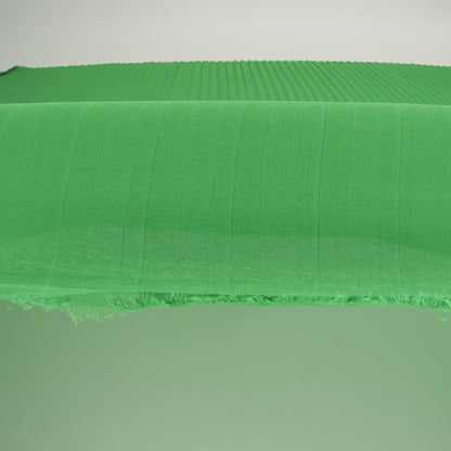 Accordion Pleated Chiffon - Kelly Green - Etereo Collection