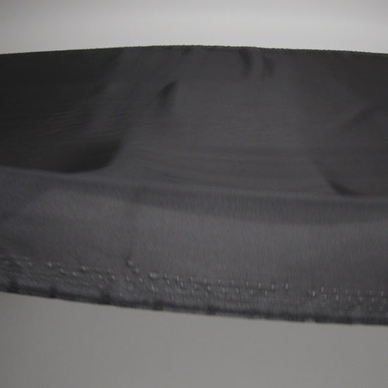 Satin-Faced Polyester Organza - Black - Ardea Collection by Mood