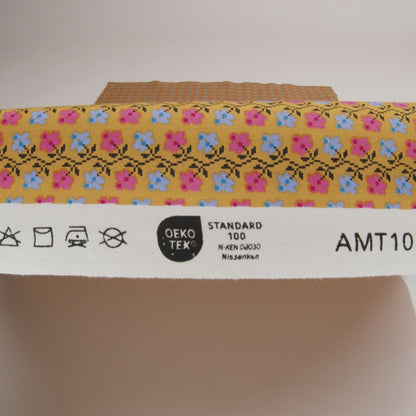 Printed Quilting Cotton by Anna Maria Textiles for Northcott - Butterscotch Offshoot Floral - Heiress Collection