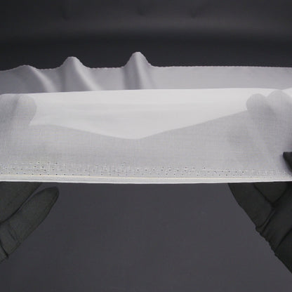 Silk Organza 44" - Bright White - Premium Collection