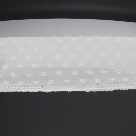 Polyester Swiss Dot - White - Mood Exclusive Annamae Collection