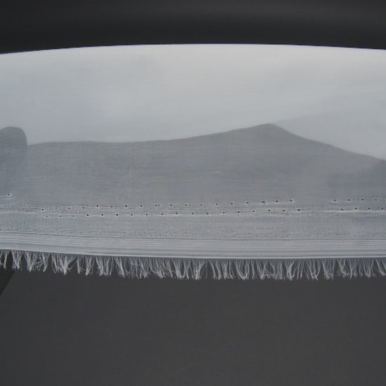 Italian White Nylon Organza - Image 5 of 5