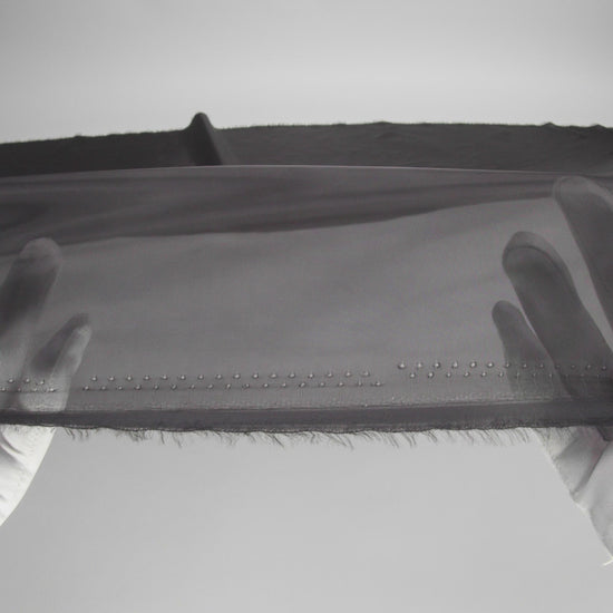 Smooth Organza - Black - Portia Collection - Image 5 of 5