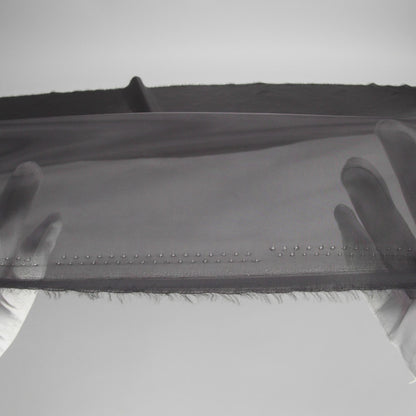 Smooth Organza - Black - Portia Collection
