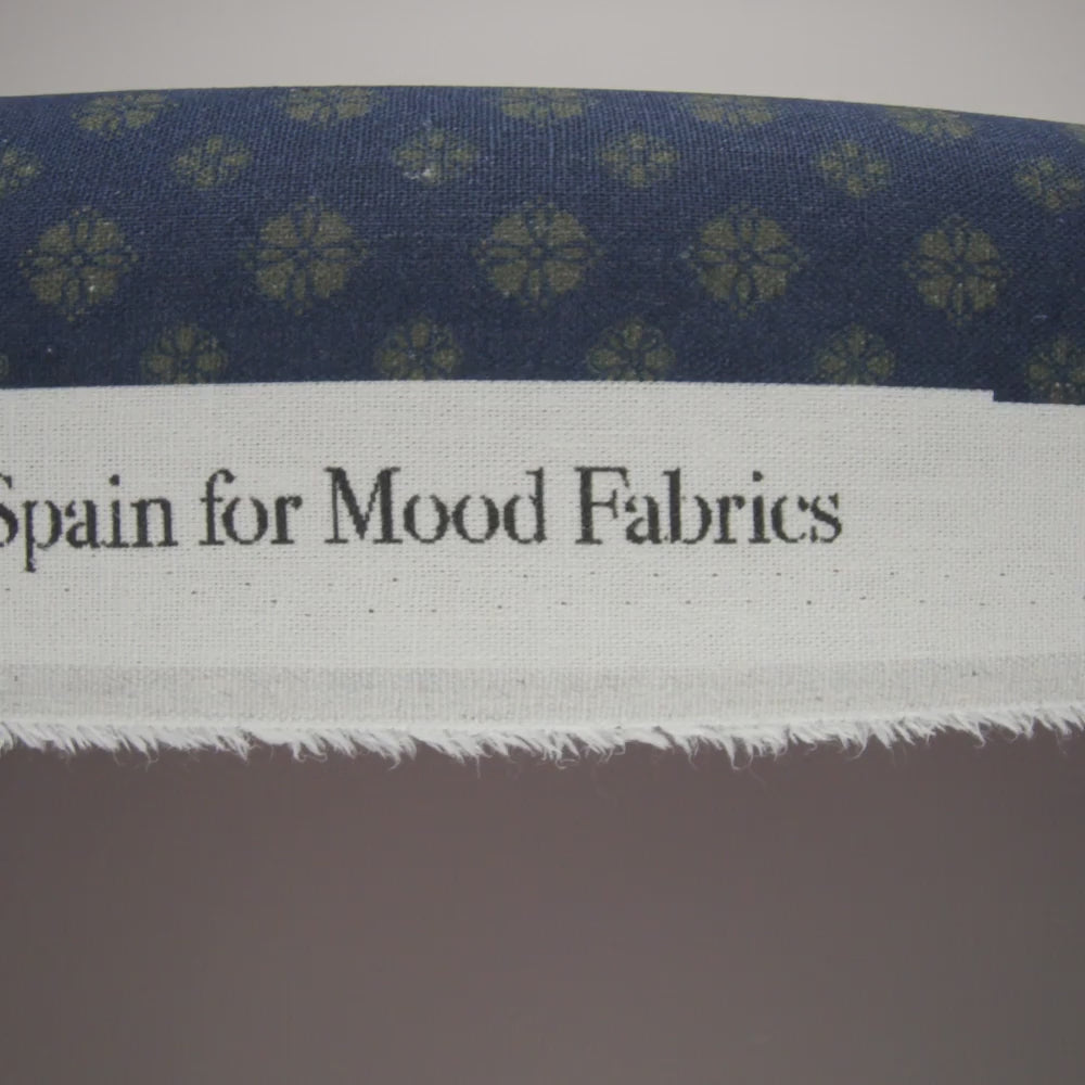 Linen and Rayon Woven - Teal, Navy and Plum Medallion Patchwork - Mood Exclusive Sultan’s Splendor Print - Image 6 of 6