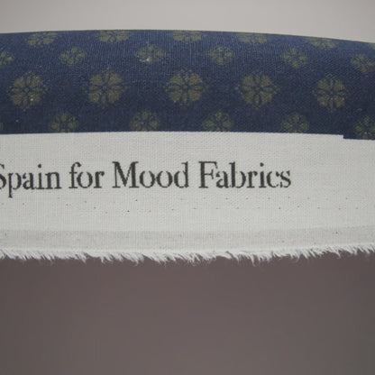Linen and Rayon Woven - Teal, Navy and Plum Medallion Patchwork - Mood Exclusive Sultan’s Splendor Print