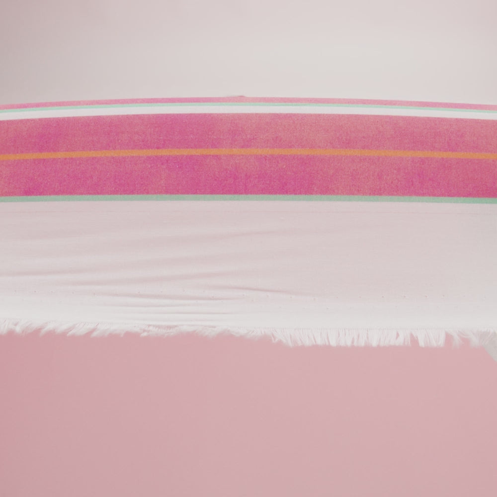 Cotton Voile Print - Flamingo Pink Stripes - Mood Exclusive Pinstriped Party