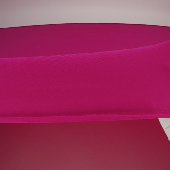 Stretch Polyester ITY Jersey - Fuchsia - Isadora Collection