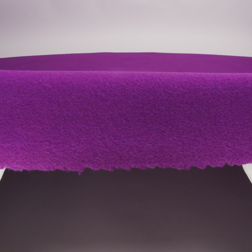 Wool and Cashmere Coating Made in Italy - Purple - Alberini Collection